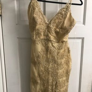Gold Dress